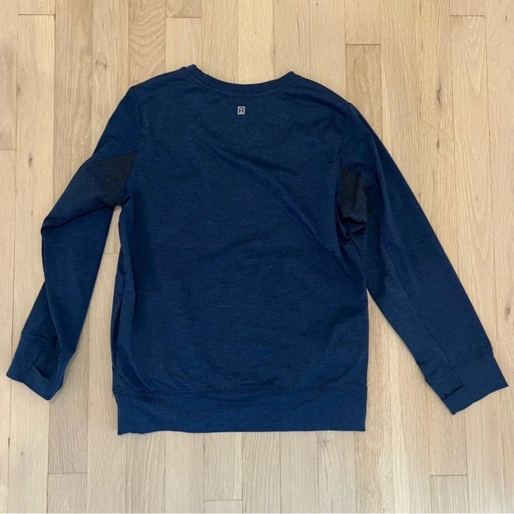 Rockets of Awesome Boys Tech Long Sleeve Shirt Navy Blue Size 10/12 NEW